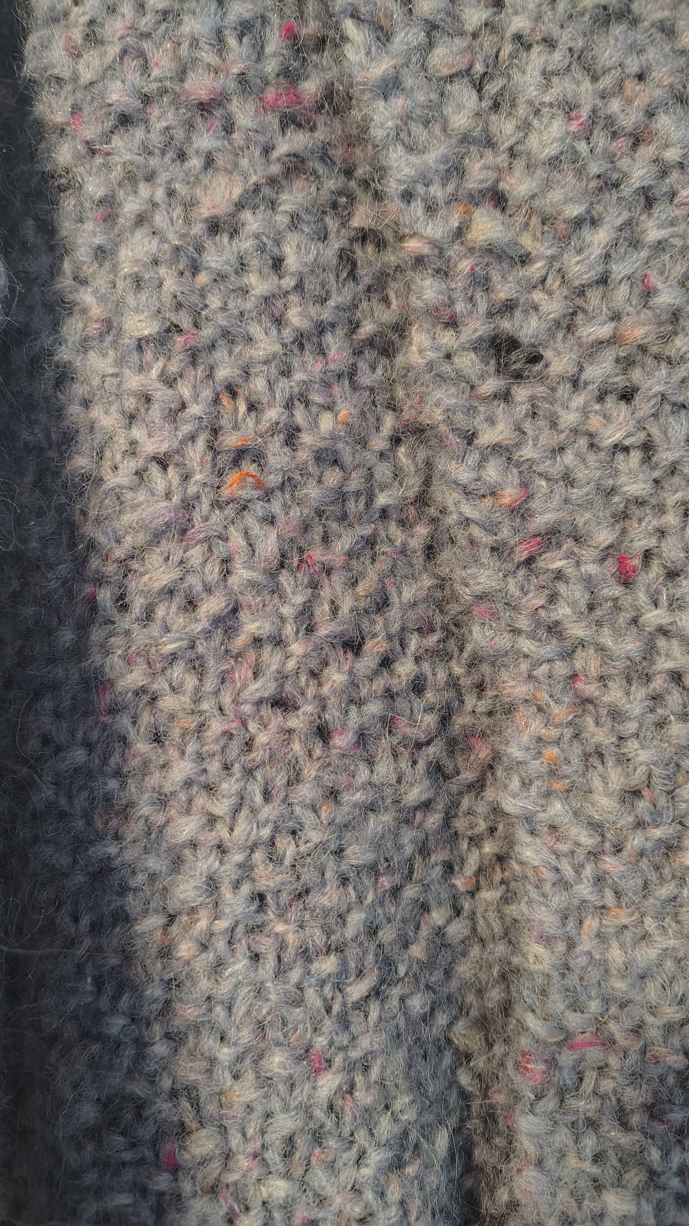 Kimono lilla tweed alpaca e mohair - Mela Wedding