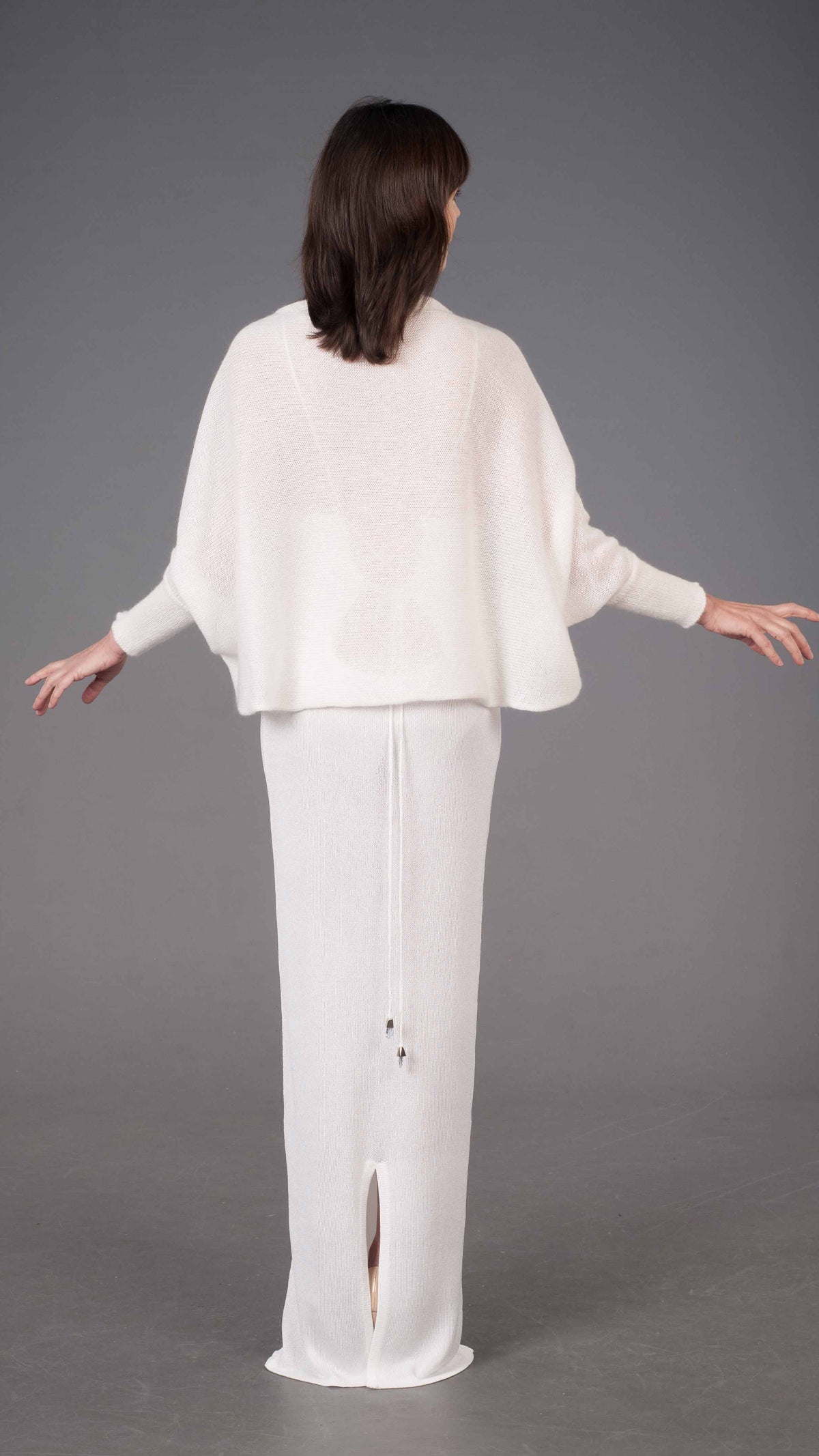 Bolero Cardigan Sposa Mohair e Seta - Mela Wedding