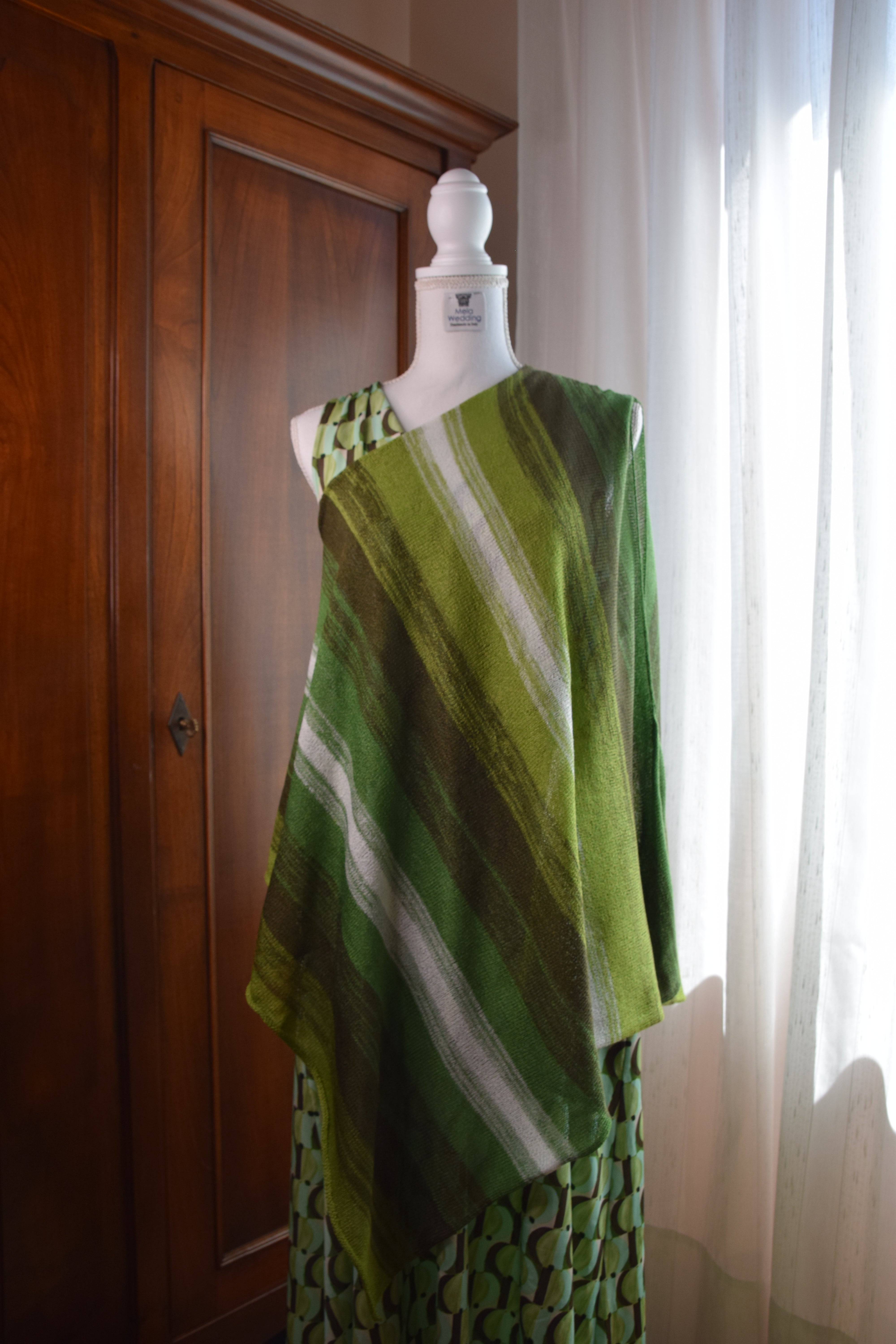 coprispalle foulard mela wedding multicolore