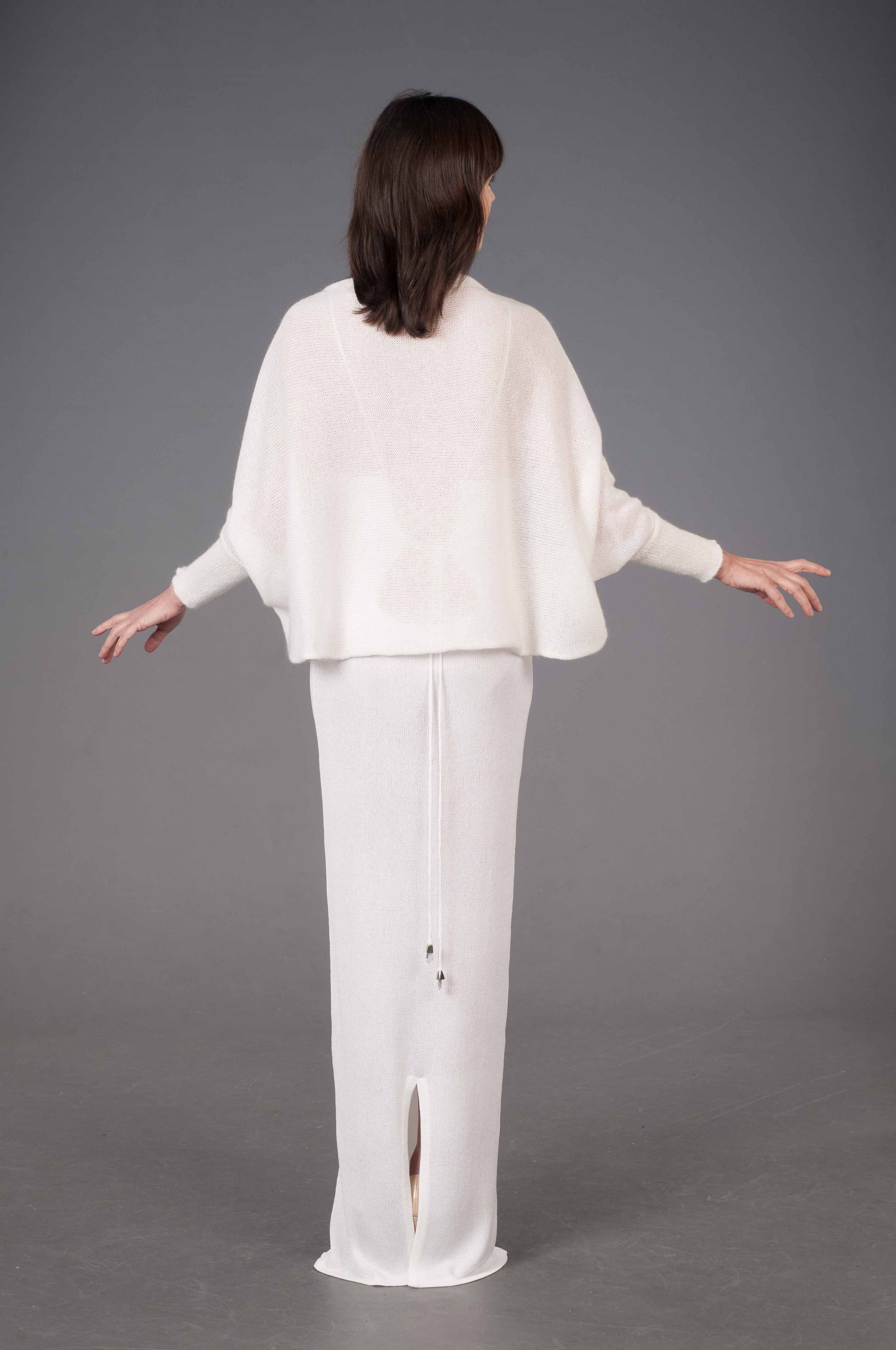 Cardigan Sposa Mohair e Seta - Mela Wedding