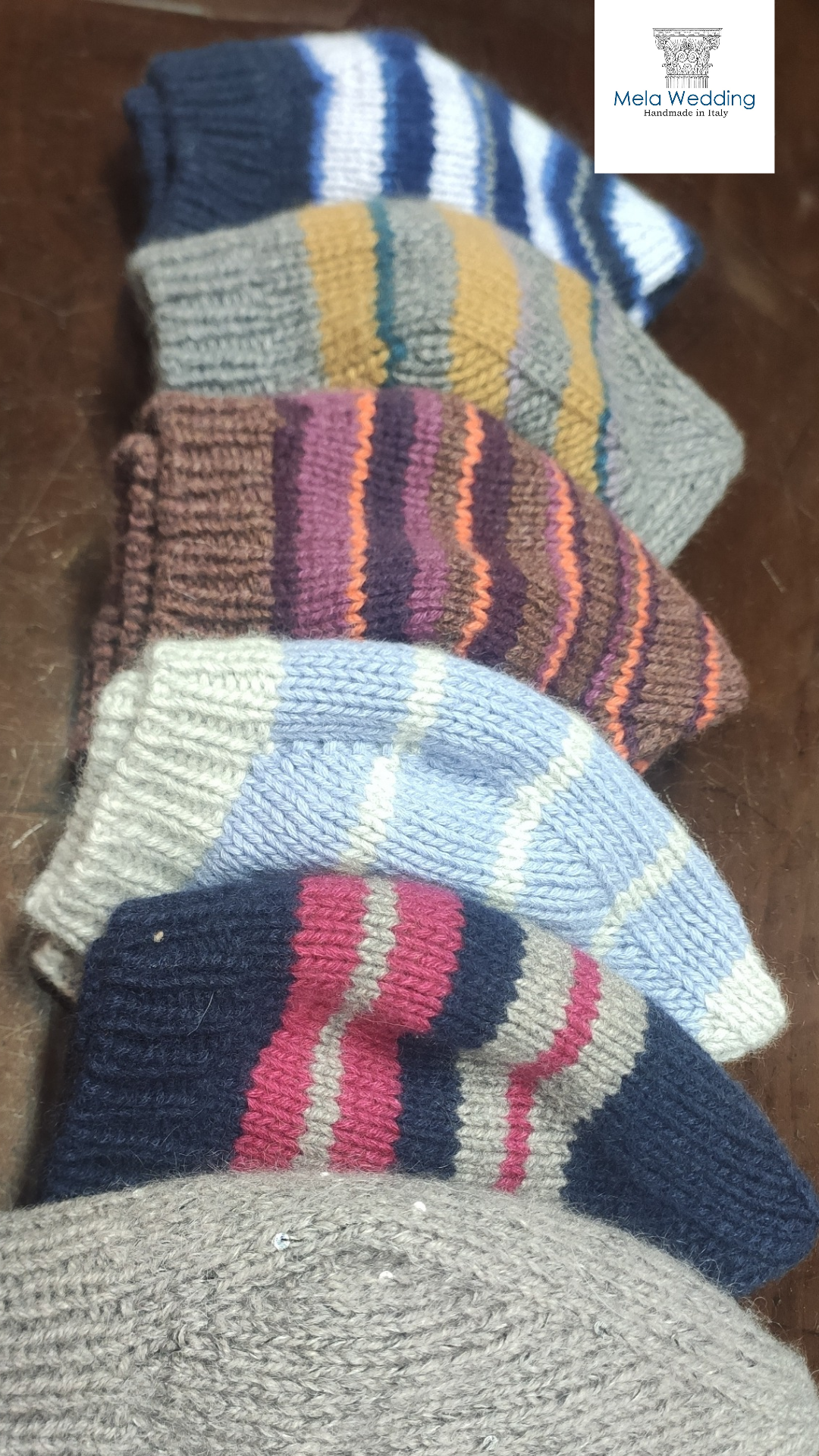 Basco in Puro Cashmere Cappello realizzato a mano - Mela Wedding