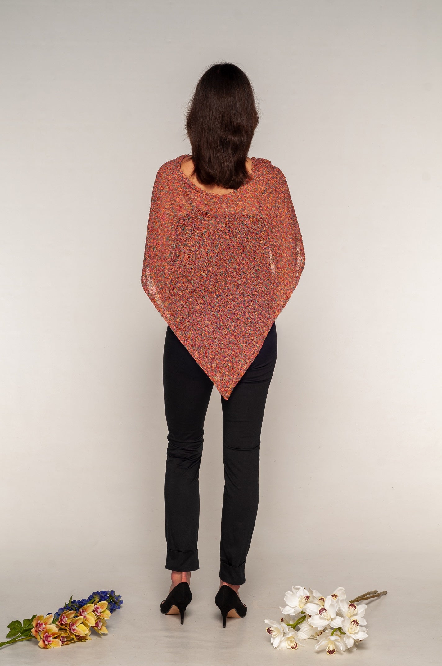 Poncho estivo multicolor Boho chic - Mela Wedding