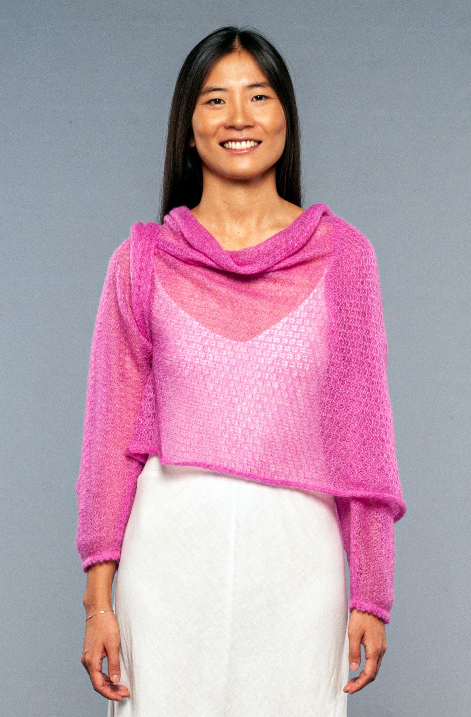 Coprispalle Luxory Mohair Magenta - Mela Wedding