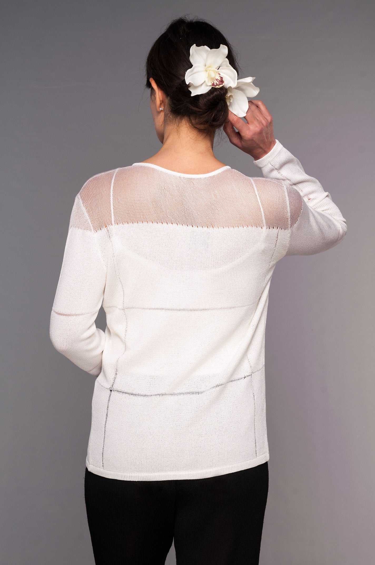 Giacca in Viscosa con trasparenze - Mela Wedding