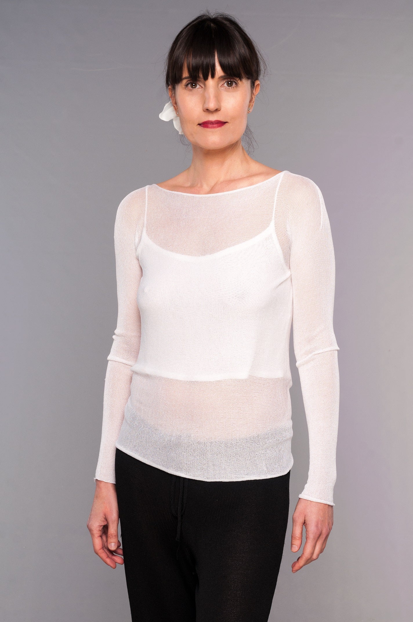 Maglia a maniche lunghe Sposa in viscosa - Mela Wedding