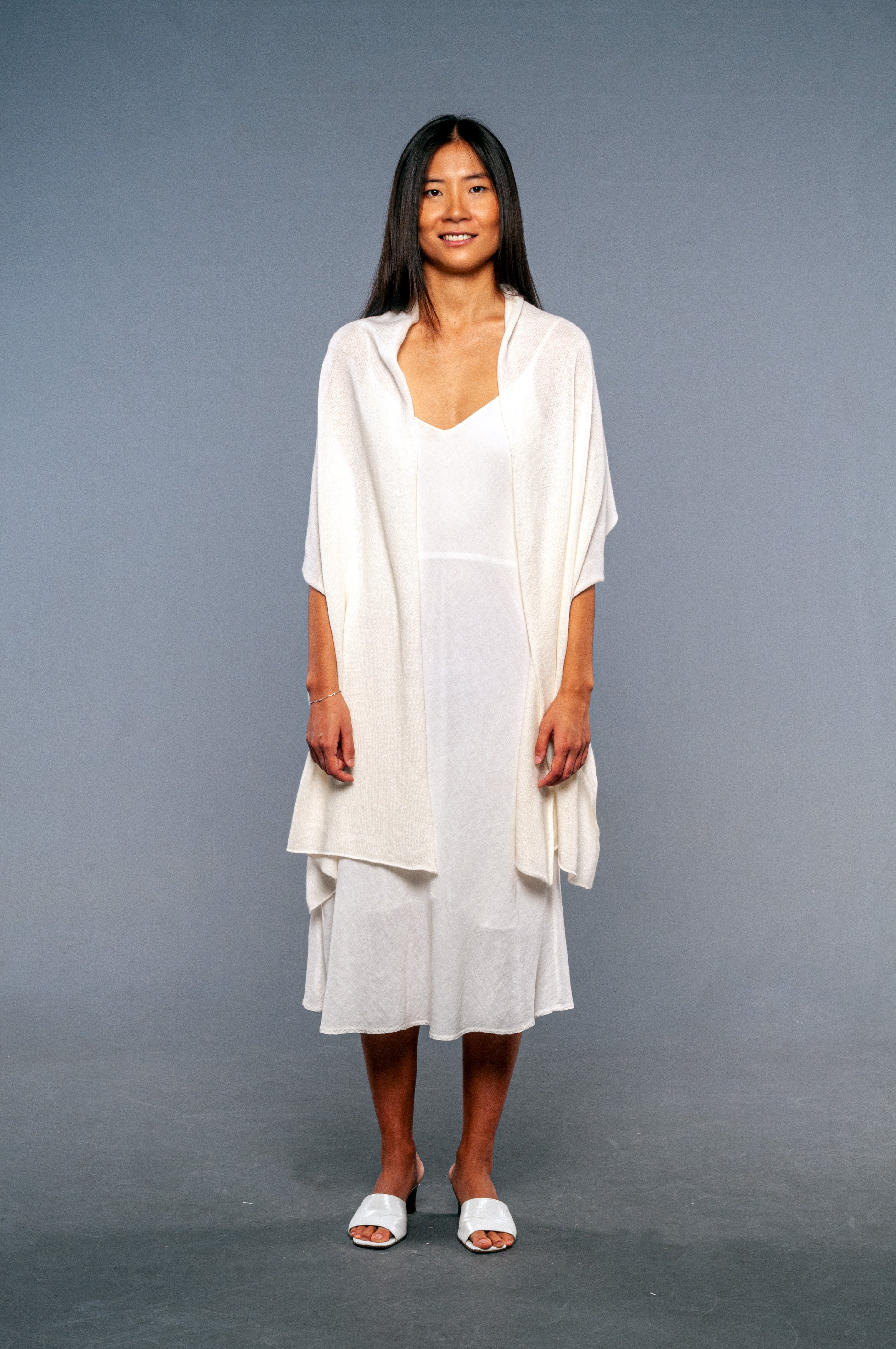 Stola Cashmere Bianco caldo o in bianco freddo - Mela Wedding