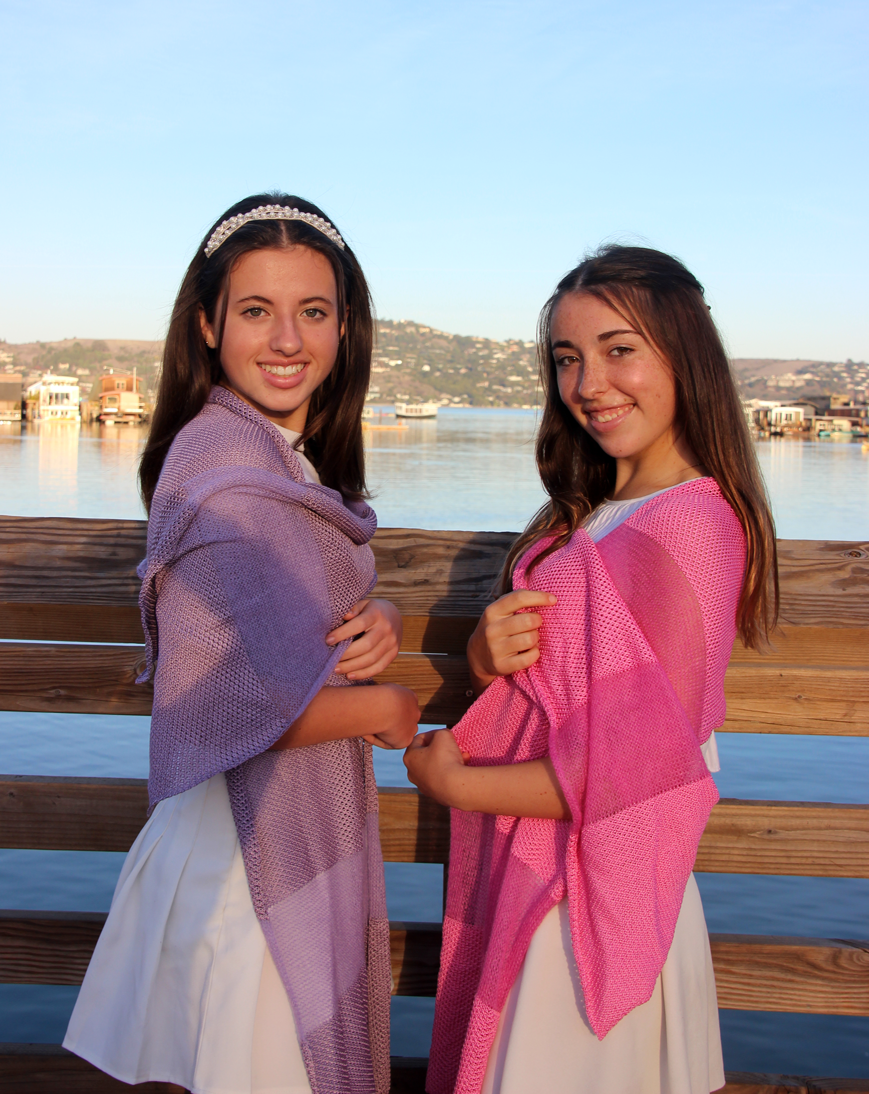 Stola Girl Mohair Viscosa Pink - Mela Wedding