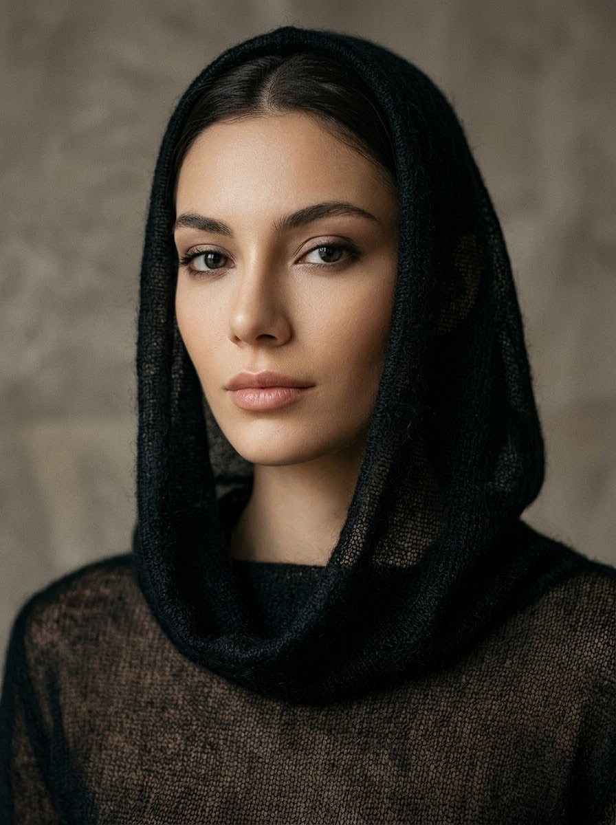 Balaclava in Mohair Pregiato Mela Privé | Edizione Limitata Natale