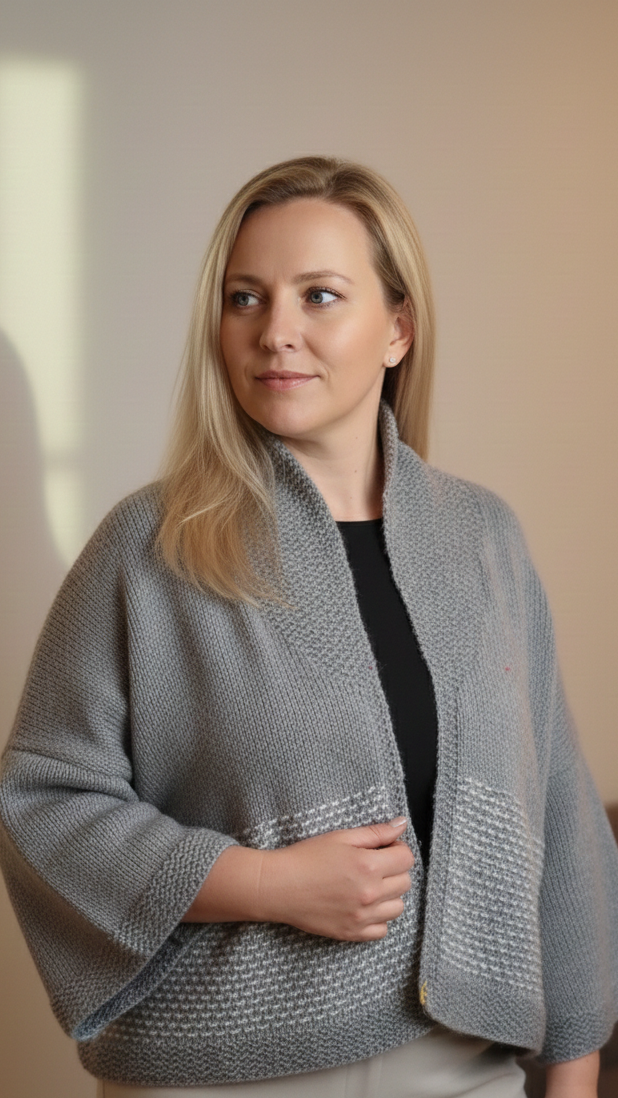 splendido cardigan ricamato a mano in cashmere 100% perfetto per una cerimonia o un evento elegante