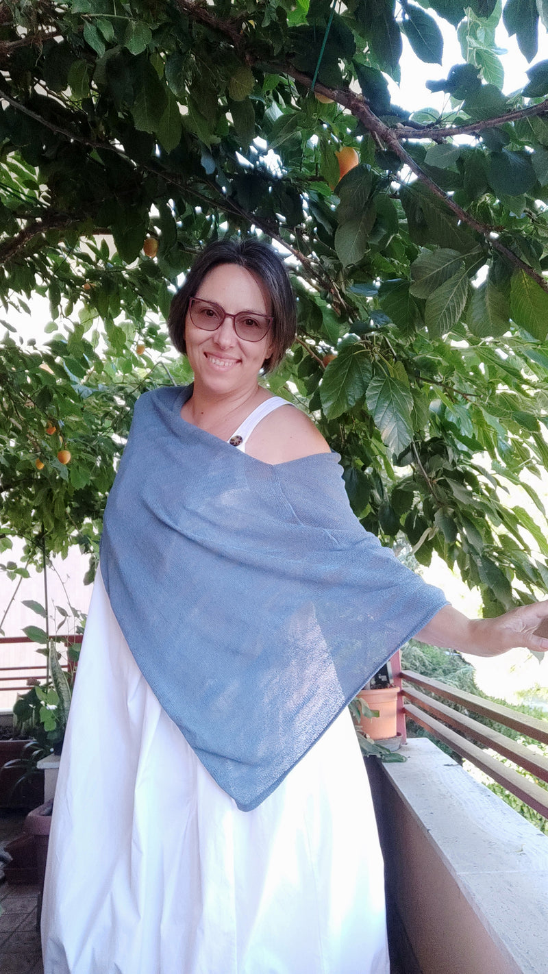 Cool and summery poncho in Sikkim