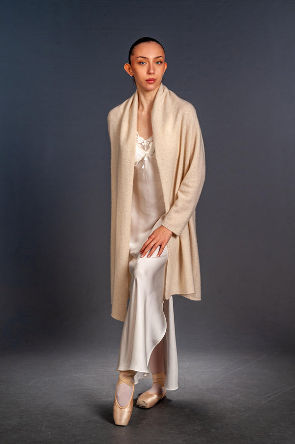 pure cashmere duster cardigan