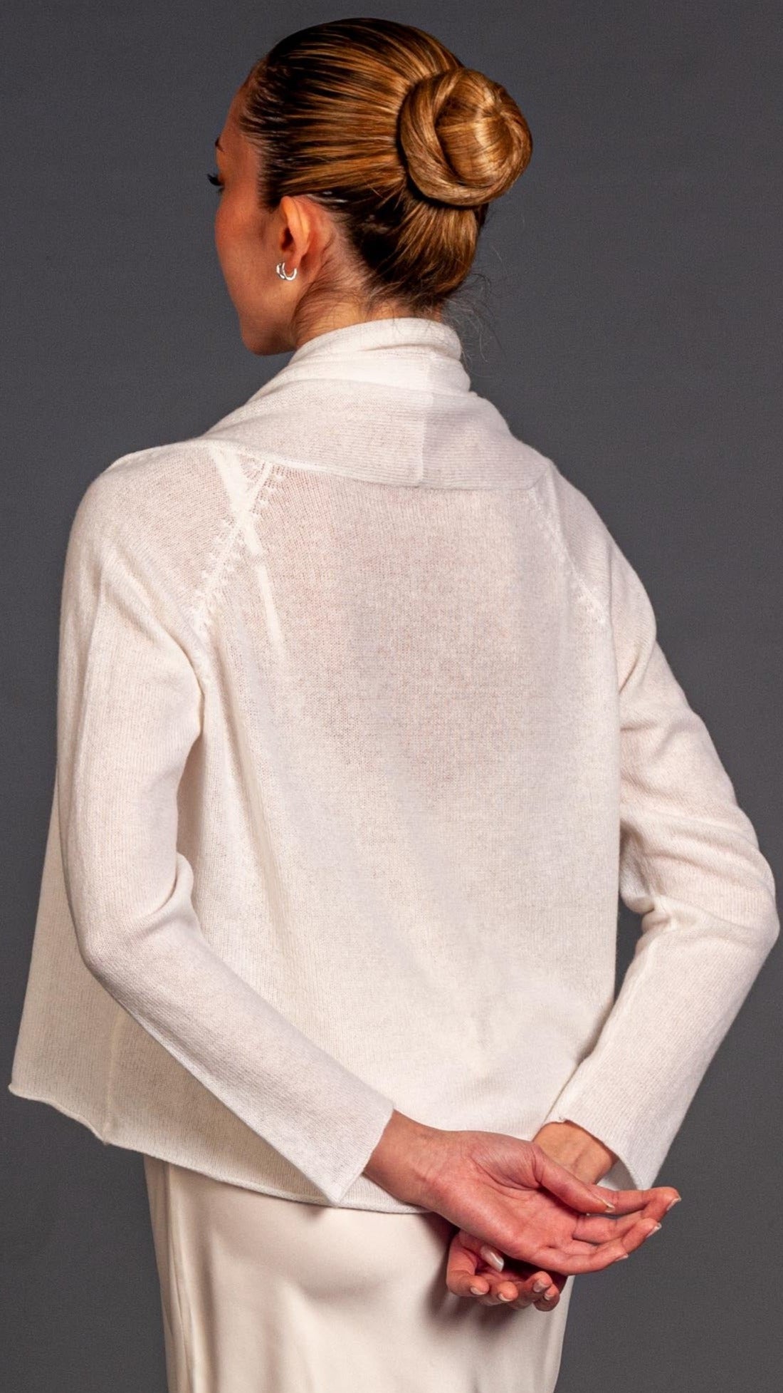 Giacchetto Cardigan corto Bolero Sposa Cashmere - Mela Wedding