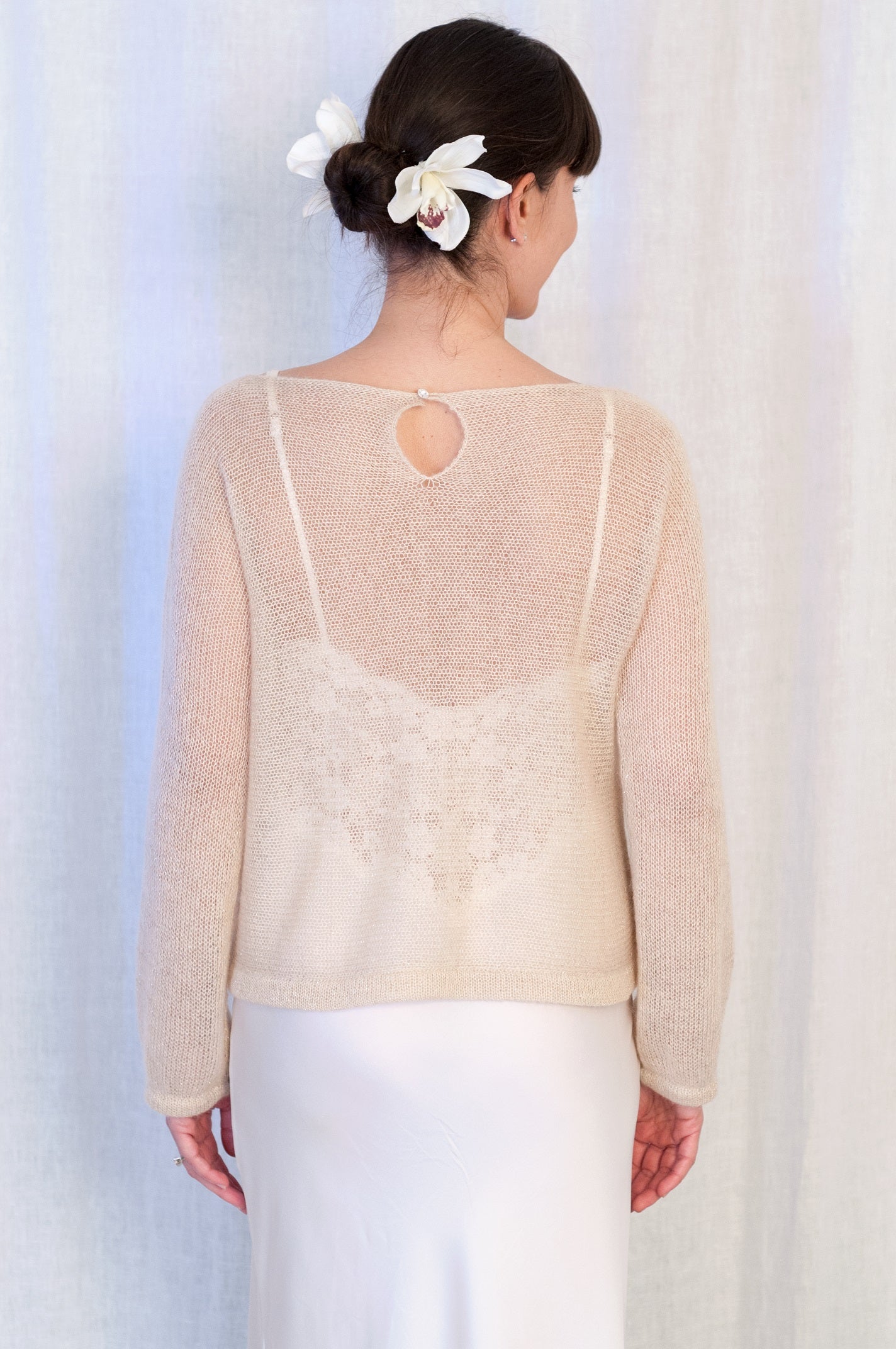 top mohair nude mela wedding retro